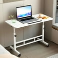 thumbnail image 4 of Standing Desk Adjustable Height Mobile Computer Desk with Universal Wheel Stable Sturdy Durable Spacious Study Table for Home, 4 of 8