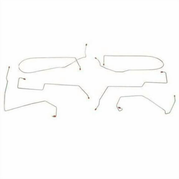 2000-07 Ford Focus; No Traction Control; Intermediate Brake Lines Kit; Car LIN0003OM