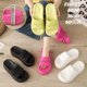thumbnail image 5 of Zapatillas de mujer con suela gruesa y tacón alto, para exteriores, informales, antideslizantes, de suela suave, novedad de verano de 2024, 5 of 6