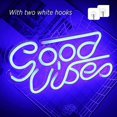 thumbnail image 2 of Blue Positive Waves Neon Sign Led Neon Wall Signs Usb Neon Sign Decor For Kids Gift, 2 of 5