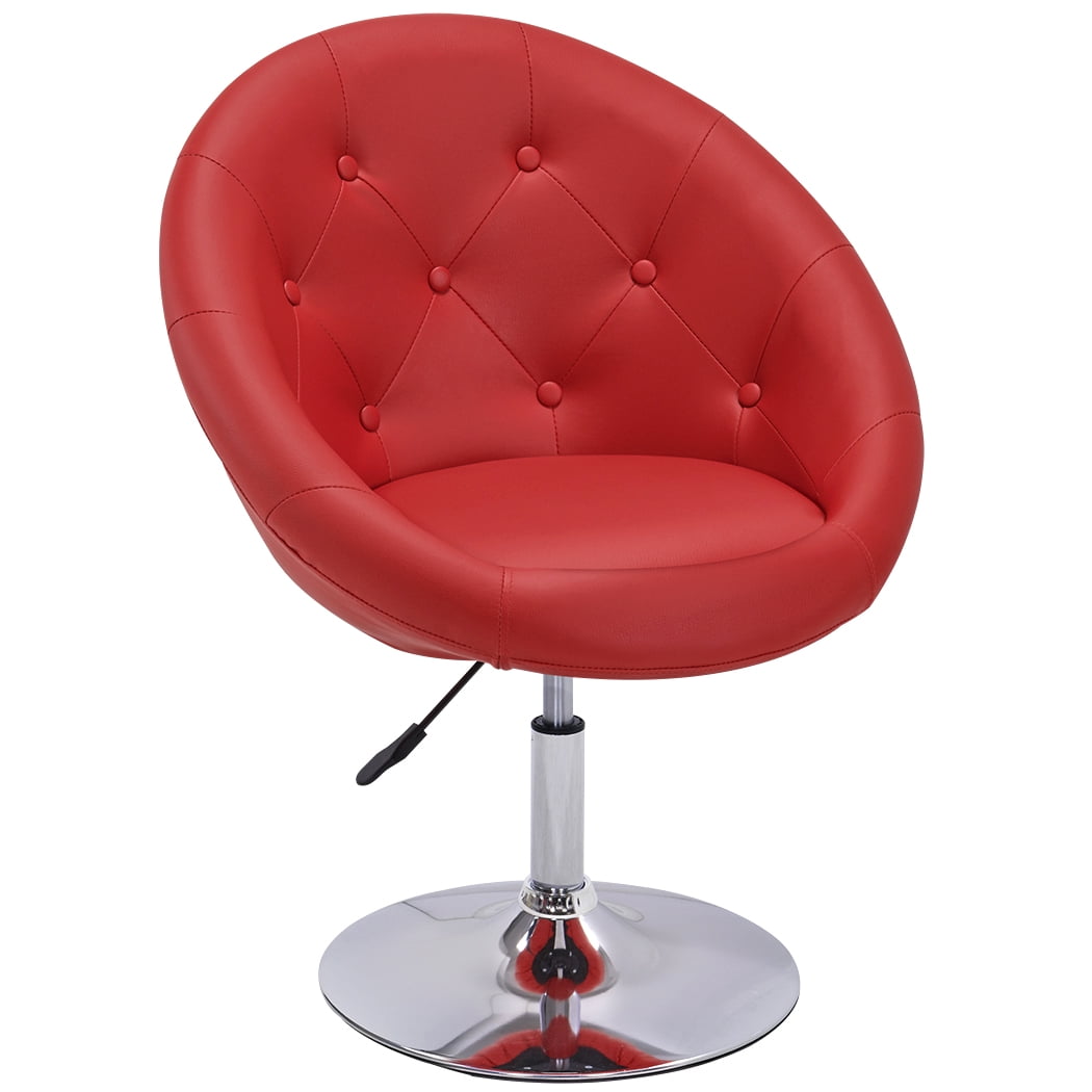 Duhome Jumbo Size Luxury Red Synthetic Leather Contemporary Round