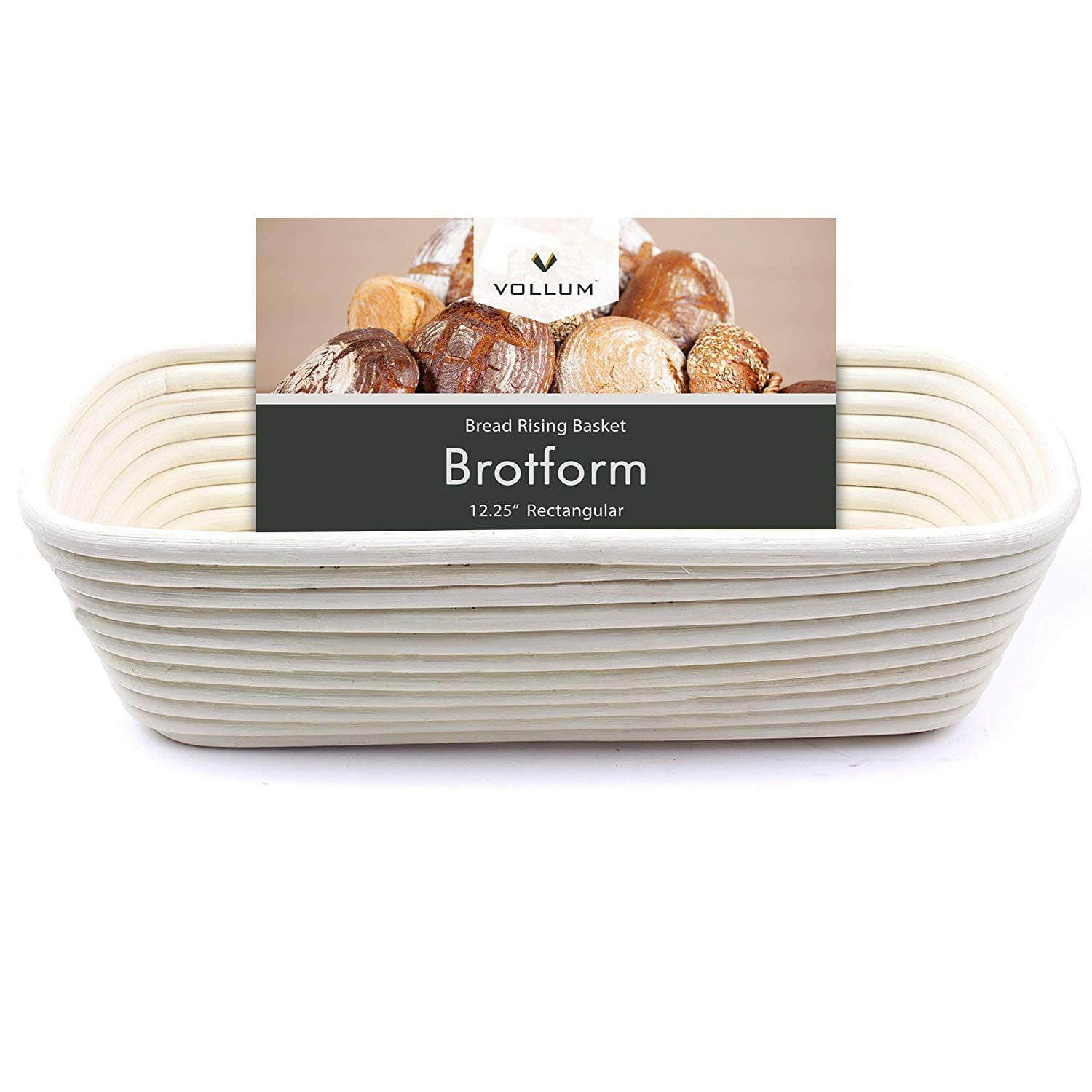 8.5" Round Oval Banneton Bortform Proofing Bread Dough Rattan Bakeware Basket US 