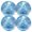 Blue, variant on Ryvnso Blue Christmas Tree Round Plate Mats Dining Table Placemat Set of 4 for Holiday Decoration