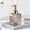 Gold, variant on Embossed Glass Soap Dispenser, 320ml/10.8oz Refillable Liquid Hand Soap Pump Bottle, Decorative Lotion & Shampoo Dispenser for Bathroom & Kitchen