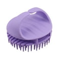 thumbnail image 5 of GROFRY Scalp Brush Hollow Design Rich Foaming Quick Drying Dense Bristles Comfortable Handle Handheld Hair Care Comb Brush Hairdressing Tool,Light Green, 5 of 8