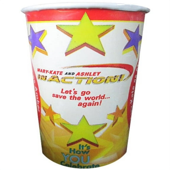 Mary-Kate and Ashley Vintage 2002 'In Action' 9oz Paper Cups (8ct)
