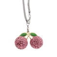 thumbnail image 3 of unbranded Accesorios De Con Colgante De Cereza Y Rhinestones Para Interior Rosa, 3 of 8