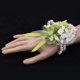 thumbnail image 5 of 1pc Ramillete de Flor Artificial de Mano + 1pc Broche de Novias de Boda de Seda Accesorio de Novias de Honor de Dama Sunnimix Flores de la muñeca del ramillete, 5 of 8