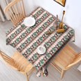 thumbnail image 2 of Multicolor Christmas Tree Pattern Square Tablecloth,Waterproof Square Table Cover,Wipeable Spillproof Washable Table Cover for Home Kitchen Party Decor 42"X42"(107x107cm), 2 of 6