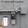 thumbnail image 4 of High Performance Fingerprint Lock with APP Waterproof Smart Lock with Key for Warehouse Fence Outdoor Gate, 4 of 5