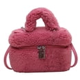 thumbnail image 1 of Mini Bolso Con Asa Superior Hombro para Mujer Mullido Correa Ajustable Felpa, 1 of 9