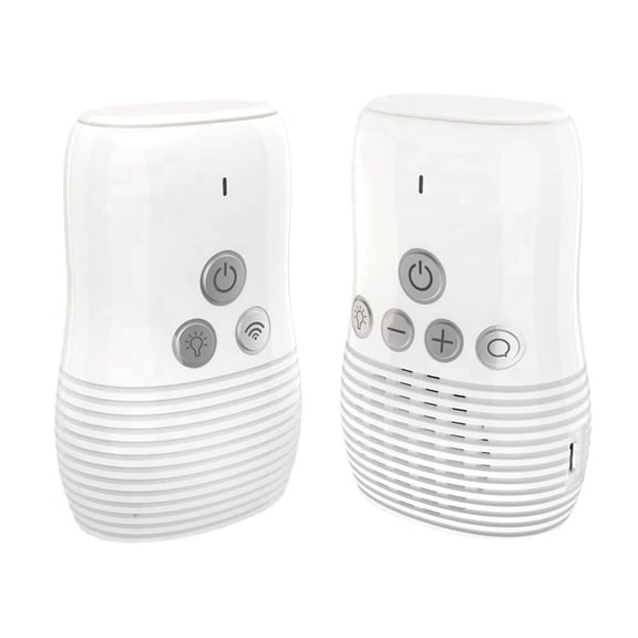 Baby Audio Monitor 2-Way Talk Intercom Wireless Night Light Home Child Safety Device 2.4GHz US-Plug