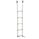thumbnail image 2 of Escalera de cuerda para niños al aire libre Escalera de madera de 5 peldaños con correas Ganchos de mosquetón, 2 of 10