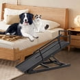 thumbnail image 5 of MOPHOTO Adjustable Height 45" Long Wooden Pet Ramp, Black, 200 lb Limit, 5 of 10