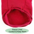 thumbnail image 5 of Warm Hooded Dog Sweatshirt Hooded Pet Winter Clothes Coat Red XXXL, 5 of 7