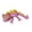 Pink, variant on 3D Printed Articulated Chameleon Figurine with Simulation Eyes and Realistic Skin Texture, Multi-Color Gradient Reptile Model for Desk Decoration Purple