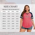 thumbnail image 2 of LANREMON Women Plus Size tops Summer t shirts Tunic for Women Crew Neck Short Sleeve Flowy Oversized T Shirts Clothes Pink 22 Plus, 2 of 6