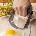 thumbnail image 3 of Stainless Steel Powder Mixer Flour Baking Tools Mixer Dough Blender Butter Blender Baking Tools Flour Stirrer Suitable For Making Cakes, 3 of 9