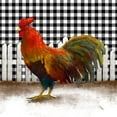 thumbnail image 3 of Meneely, Dan 15x15 Black Modern Framed Museum Art Print Titled - Morning Rooster II, 3 of 5