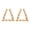 as show, variant on ruhuadgb 1 Pair Exaggerated Women Ear Hoop Hollow Out Polished Bamboo Joint Alloy Electroplated Ear Decoration Jewelry Lady Prom Party Hanging Earring