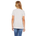 thumbnail image 2 of Bella Canvas Youth Short Sleeve Triblend Tee, M, White Fleck Triblend, 2 of 2