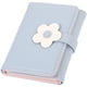 thumbnail image 1 of KAKOWELY Cartera pequeña con flores, de tres pliegues, de piel sintética, tarjetero, monedero para niñas y mujeres., 1 of 4