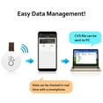 thumbnail image 2 of Wireless Bluetooth Thermometer Hygrometer Indoor Outdoor, Mini Bluetooth Humidity And Temperature Sensor with Data Export for IOS Android, for House, Wine Cigar, Living Room, Baby Room, 2 of 6