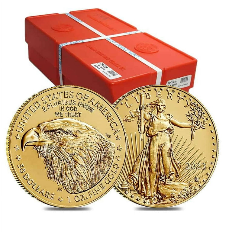 Achetez un 2023 1/10 oz American Gold Eagle Coin BU chez Gold Service