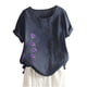 thumbnail image 1 of Camisetas de Manga Corta para Mujeres, Camiseta de Manga Corta Impresa Casual Hecha de 95% Poliéster 5% Spandex para Todas las Estaciones, Camisetas de Manga Corta para Mujeres, 1 of 6