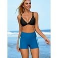 thumbnail image 4 of Alove Women 3" High Waisted Swimming Trunks Swim Shorts Tummy Control Board Bottoms Swim, 4 of 5