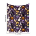 thumbnail image 3 of Halloween Blanket Soft Throw Blanket,Thick Soft Plush Cute Spooky Holiday Plush Blankets for Halloween Home Bed Sofa Couch Chair, 3 of 6