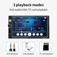 thumbnail image 4 of Binmer 7-inch Touching Screen Car MP5 Audio And Video Player Car Multi-function Player Bluetooth Hands- Call Reversing Video Supports USB/AUX/T Flash/FM, 4 of 9