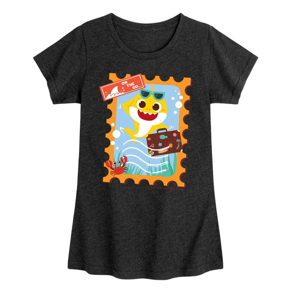 Baby Shark - On The Go Fitted Short Sleeve Graphic T-Shirt