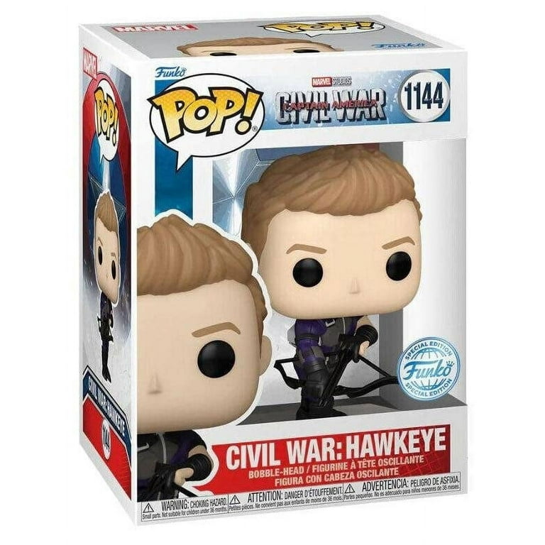 Funko Pop! Marvel Civil War Build a Scene Hawkeye Exclusive Figure