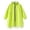 Green, variant on Girls Raincoat Waterproof Kids Rain Jacket Reusable Rain Ponchos with Hood and Sleeves Lightweight Rain Poncho 7-9 Years