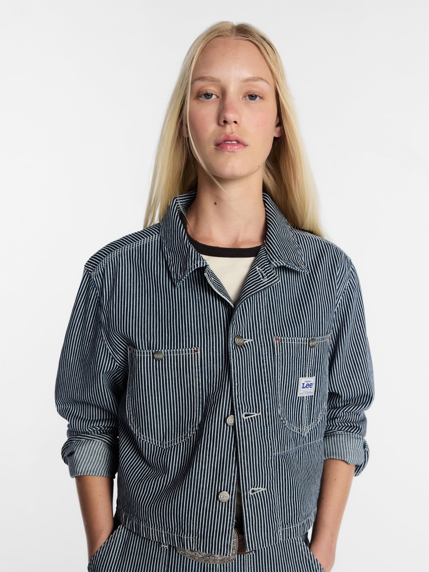 Kacey Lee Women's Cropped Chore Jacket, Sizes XS-XXL - Walmart.com