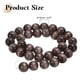 thumbnail image 2 of Uxcell 32 piezas de cuentas de piedra ojo de gato negro y gris de 12 mm, cuentas redondas suaves de cristal sueltas para hacer joyas, pulseras, collares, aretes, DIY, 2 of 7