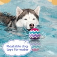thumbnail image 4 of Fheaev Interactive Pet Toys Dog Toys Dog Ball,Colorful Crocheted Dog Ball Toy Quiet Indoor Toy Relieves Anxiety Cleans Teeth Interactive Soft Chew Toy for Small And Medium Dogs Silent Play, 4 of 9