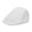 White, variant on Joernso Men Retro Advanced Hat Solid Color Casual Portable Breathable Sun Anti UV Literary Newsboy Hat Forward Cap Beret