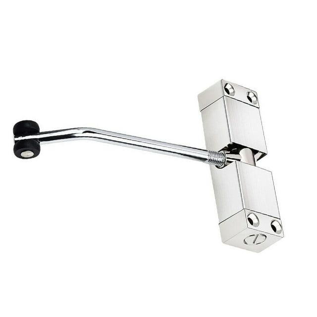 Bouchon de Porte Réglable Automatique Quincaillerie de Porte Bouchon de Porte Argent