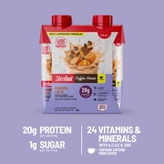SlimFast High Protein 20g Energy Ready To Drink Meal Replacement Shake Coffee House Caramel Latte, 11oz, 12ct