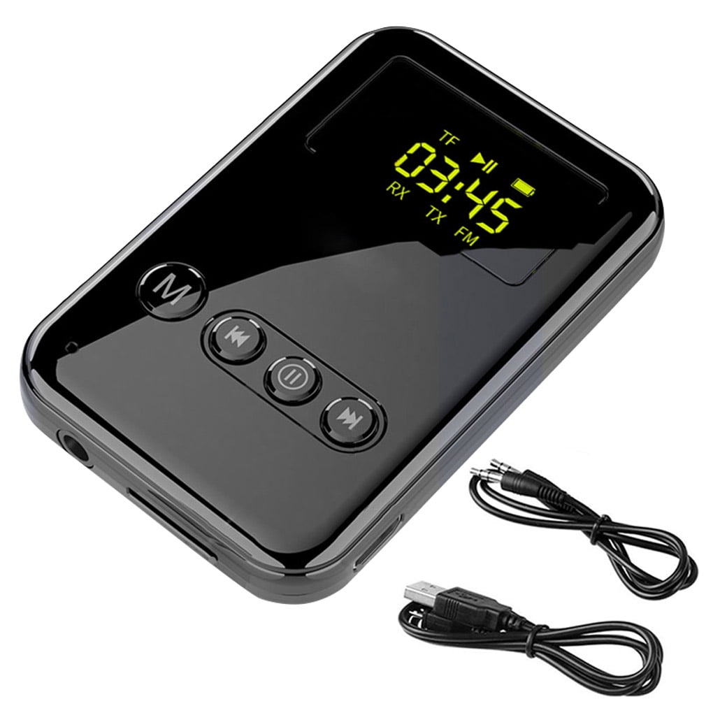 DTOWER Digital Display Audio Transmitter Receiver 4in1 Handsfree Call