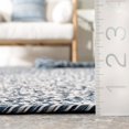 thumbnail image 2 of nuLOOM Lefebvre Braided Indoor/Outdoor Runner Rug, 2' 6" x 12', Light Blue, 2 of 8