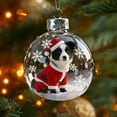 thumbnail image 3 of Hangs Animal 2D Flat Plate Transparent Handmade Winter Series Festival Seasonal Natural Acrylic Decorations, 3 of 4