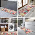thumbnail image 2 of Pioneer Flower Floral Print Pattern Kitchen Rug Mat,Kitchen Runner Rugs Non Skid Washable,Decorative Kitchen Floor Mats for Kitchen,Sink,Laundry,17"X47", 2 of 5