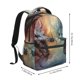 thumbnail image 2 of Balery White And Red Storm Dragon Mochila Escolar Impresa, Mochila Ligera para Viajes Casual, Mochila Duradera y Cómoda Multifuncional, Mochila para Laptop-One Size, 2 of 5