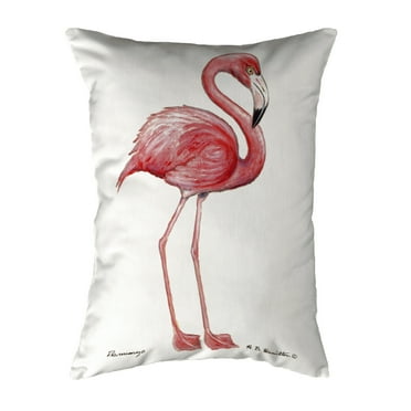 Betsy Drake NC084 16 x 20 in. Flamingo Noncorded Pillow