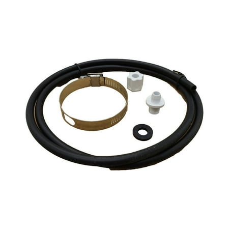 4 Feet Tubing, Pool Pump Parts, Pool Accessories, Durable Feeder Connection Pack and Saddle Clamp for Accessories Pool Feeder