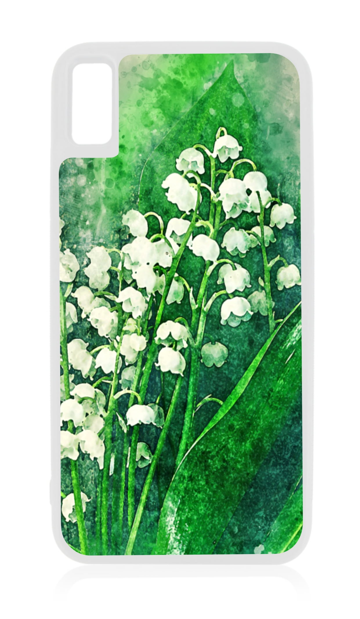 Watercolor White Blossoms 10xr Flower Case iPhone 10 xr Floral Case