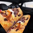 thumbnail image 4 of Medieval-theme Car Rear Seat Covers Back Elastic Flexible Car Seat Covers Decorative Fits Most Cars 120x59x76cm, 4 of 6
